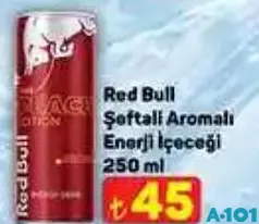 RED BULL ŞEFTALİ AROMALI ENERJİ İÇECEĞİ 250 ML